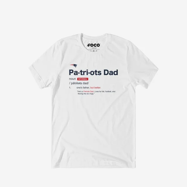 New England Patriots T-shirt définition papa