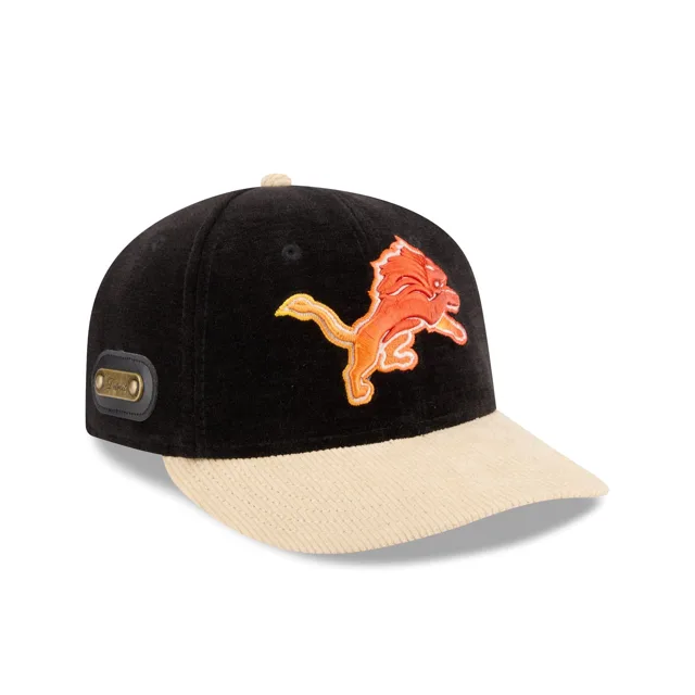 Detroit Lions Chapeau ajusté 59FIFTY à profil bas en velours d'automne