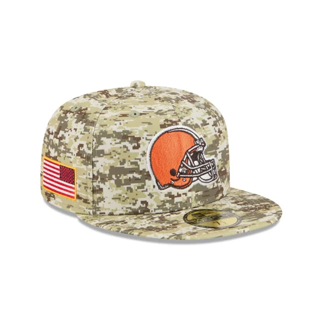 Cleveland Browns 2025 Salut au service Fan Gear 59FIFTY Chapeau ajusté