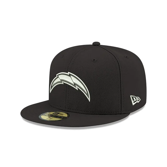Los Angeles Chargers Casquette ajustée 59FIFTY noire