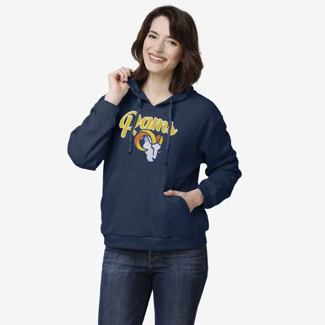Los Angeles Rams Pull gaufré pour femme