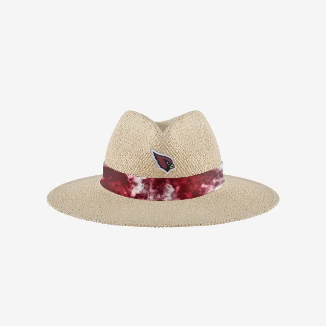 Arizona Cardinals Chapeau de Paille avec Ruban Tie-Dye pour Femme