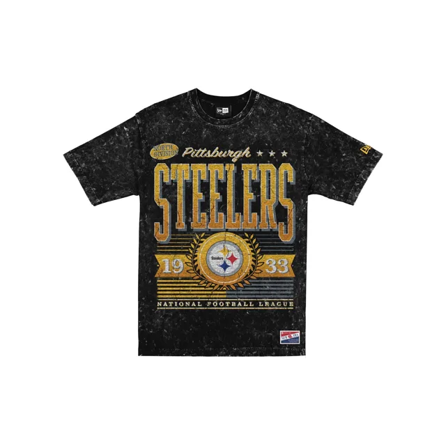 Pittsburgh Steelers T-shirt rétro délavé vintage