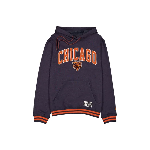 Sweat à capuche académique Chicago Bears Throwback