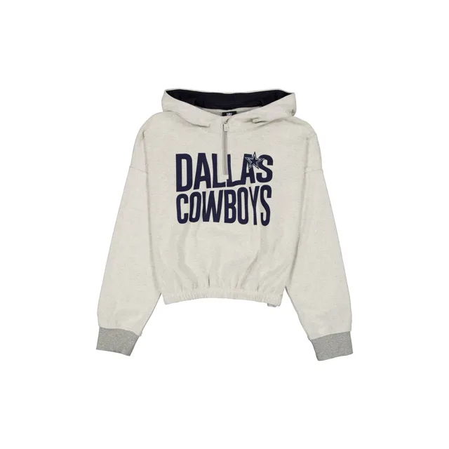 Sweat à capuche Dallas Cowboys Sport Night Heather Grey pour femme