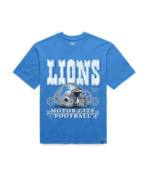 Detroit Lions HISTORIQUE VARSITY HOUSE '47 FOUNDATION TEE