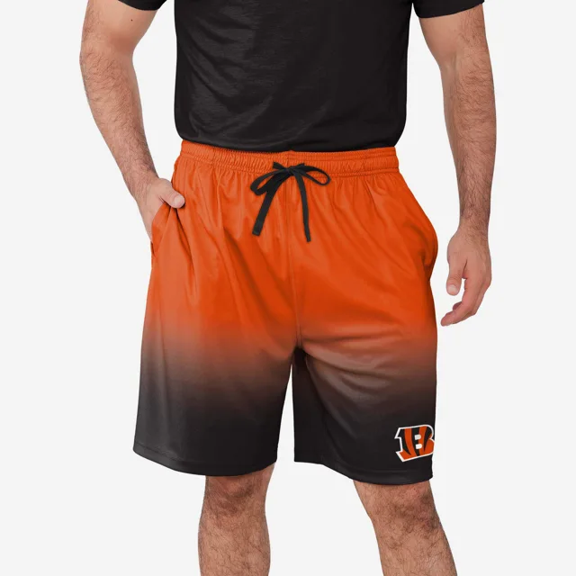 Short d'entraînement dégradé Cincinnati Bengals Game Ready