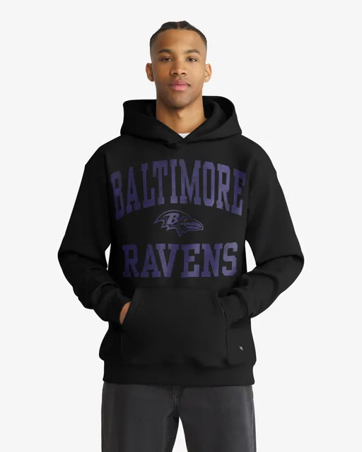 Baltimore Ravens Campus Stack Arqué '47 Foundation Hood