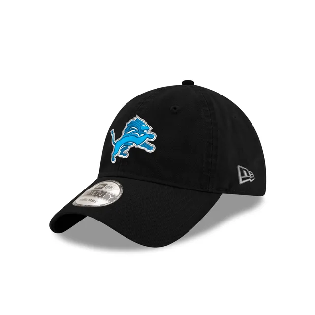 Detroit Lions Core Classic Noir 9TWENTY Chapeau réglable