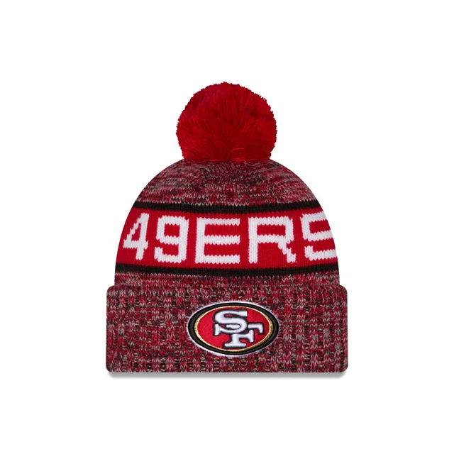 San Francisco 49ers Bonnet en tricot à pompon tricolore