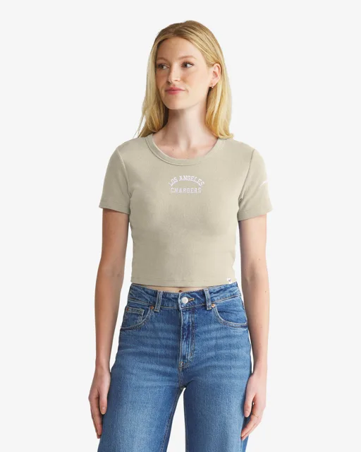 Los Angeles Chargers SPIRITED '47 T-SHIRT BABY RIB POUR FEMME