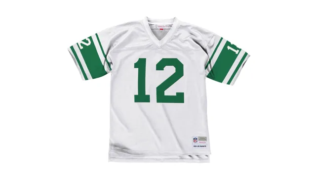 NFL LEGACY JERSEY JETS 1968 JOE NAMATH "JETS" LGJYCP18103 NYJWHIT68JNA