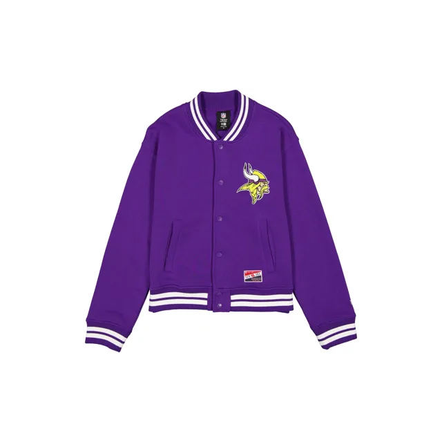 Minnesota Vikings Throwback Veste à bouton-pression pour femme