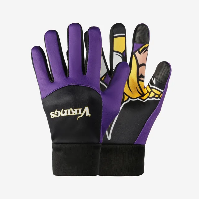 Minnesota Vikings Gants de textos avec logo sur la paume