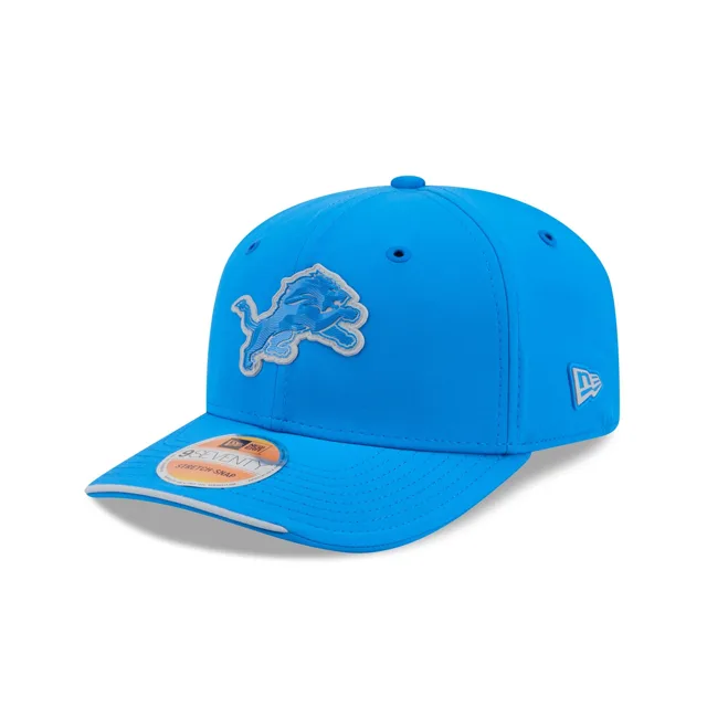 Detroit Lions 2026 Sideline 9SEVENTY Chapeau extensible à bouton-pression