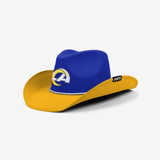 Los Angeles Rams Chapeau de cowboy bicolore