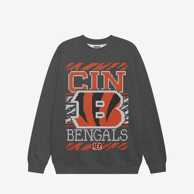 Cincinnati Bengals Sweat-shirt à col rond des fêtes