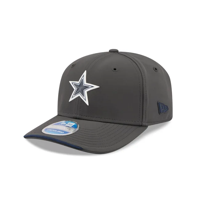Dallas Cowboys 2026 Sideline Cold Weather 9SEVENTY Bonnet extensible à bouton-pression
