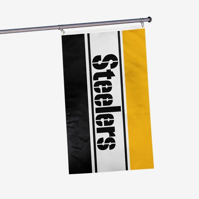 Drapeau horizontal Pittsburgh Steelers