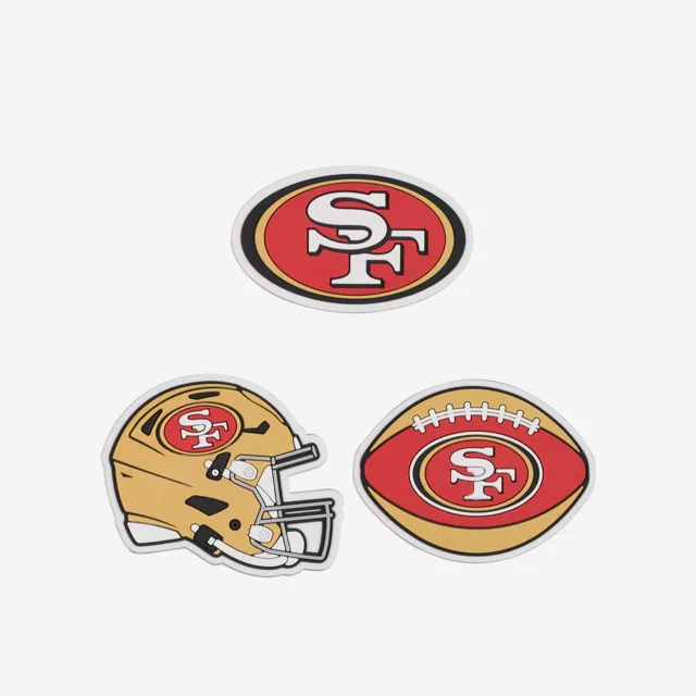 San Francisco 49ers Lot de 3 breloques fourre-tout pour hayon