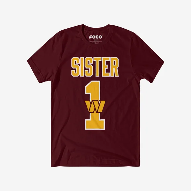 Washington Commanders T-shirt sœur numéro 1