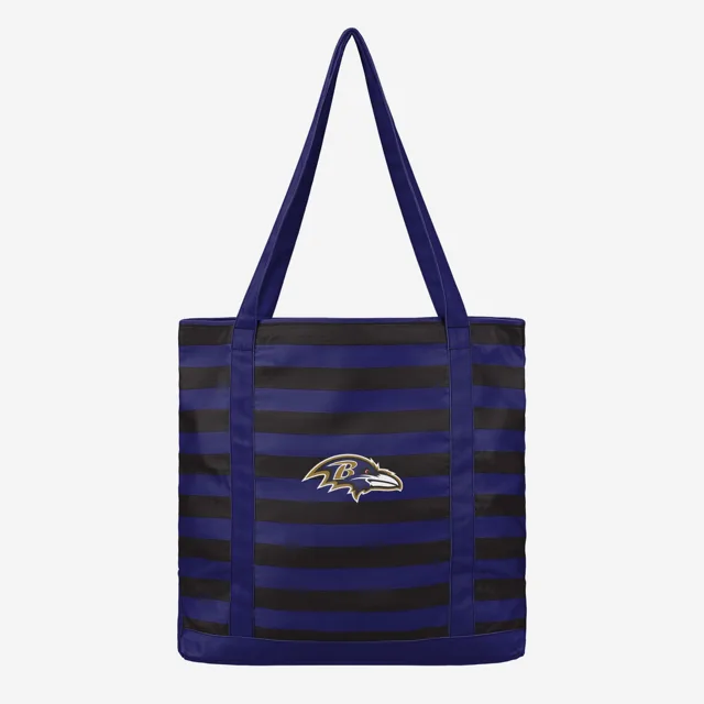 Baltimore Ravens Sac fourre-tout en toile à rayures