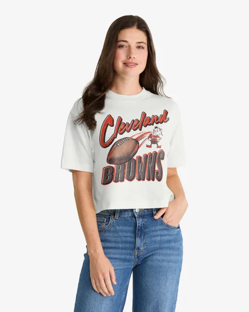 Cleveland Browns HISTORIQUE DIME TIME '47 REED CITY TEE FEMME