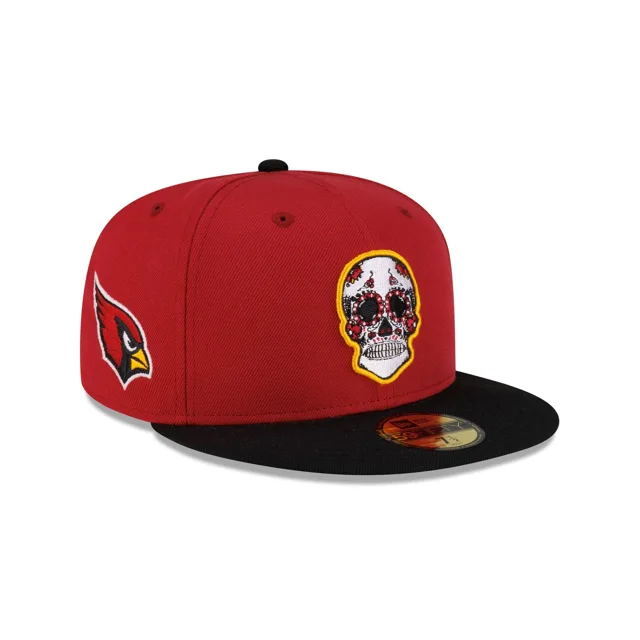 Arizona Cardinals Sugar Skull 59FIFTY Chapeau ajusté