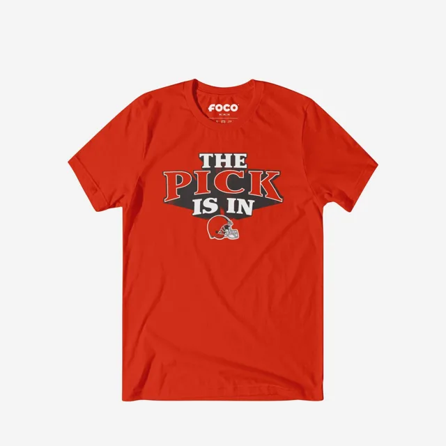 Le choix Cleveland Browns est en t-shirt