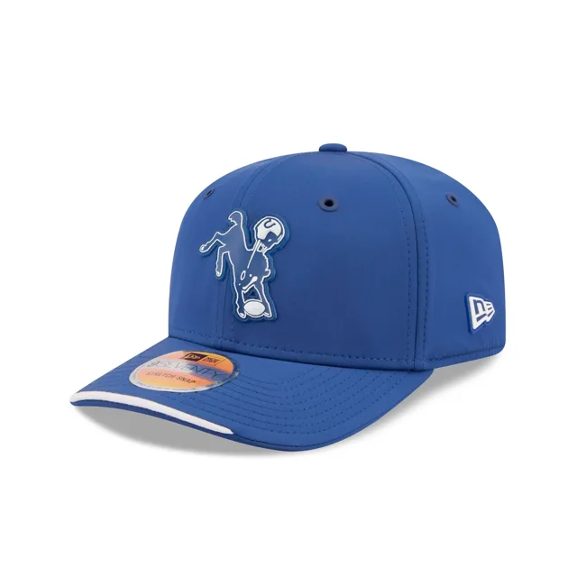 Indianapolis Colts 2026 Sideline Historic 9SEVENTY Chapeau extensible à bouton-pression