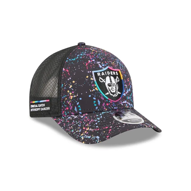 Las Vegas Raiders 2025 Casquette de camionneur Crucial Catch 9FORTY M-Crown A-Frame