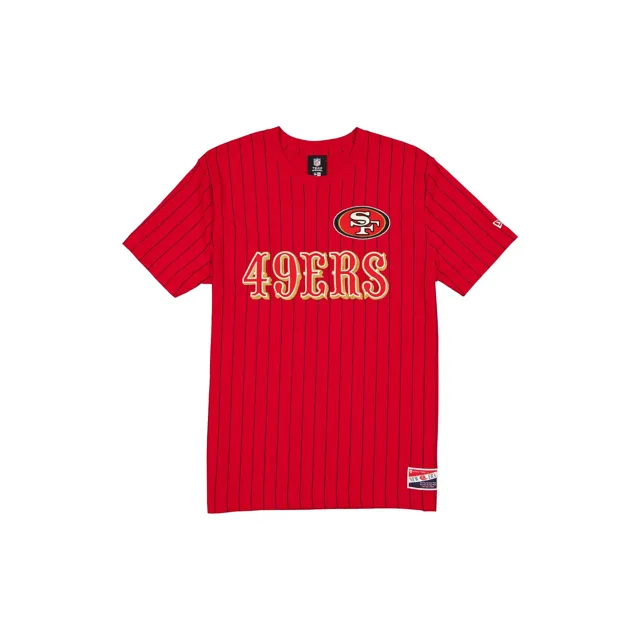 San Francisco 49ers T-shirt rétro à fines rayures