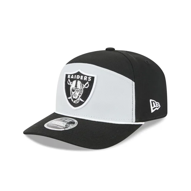 Las Vegas Raiders Chapeau extensible à panneau divisé 9SEVENTY