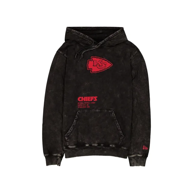 Sweat à capuche noir Kansas City Chiefs Sport Night