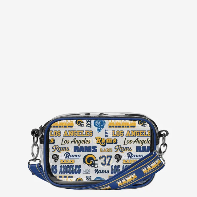 Los Angeles Rams Répéter Sac à bandoulière transparent à imprimé rétro