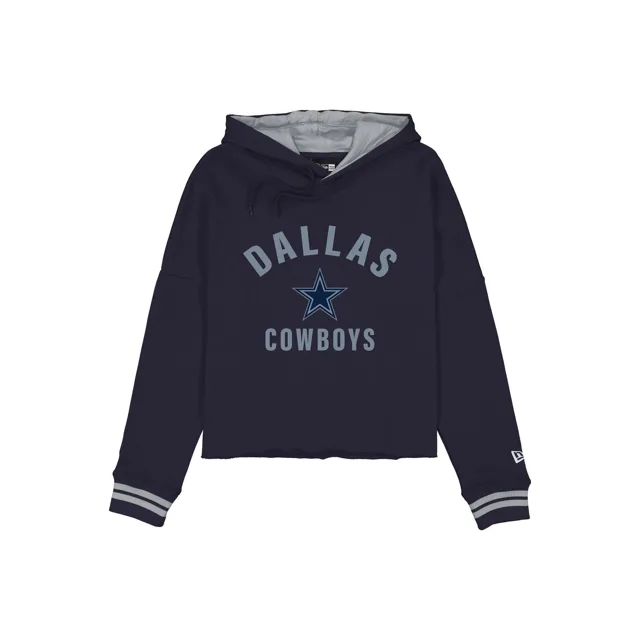 Dallas Cowboys Sweat à capuche court collégial pour femmes