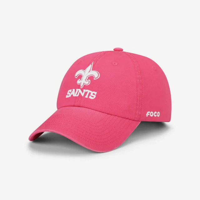 Casquette décontractée New Orleans Saints magenta et blanche