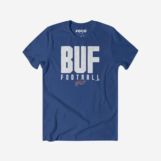 Buffalo Bills T-shirt avec mot-symbole initial de la ville
