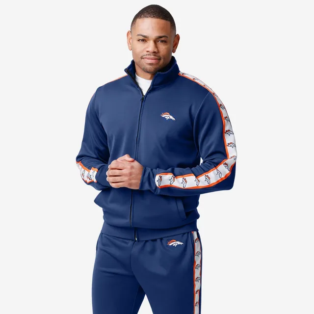 Denver Broncos Veste de survêtement à logo rayé