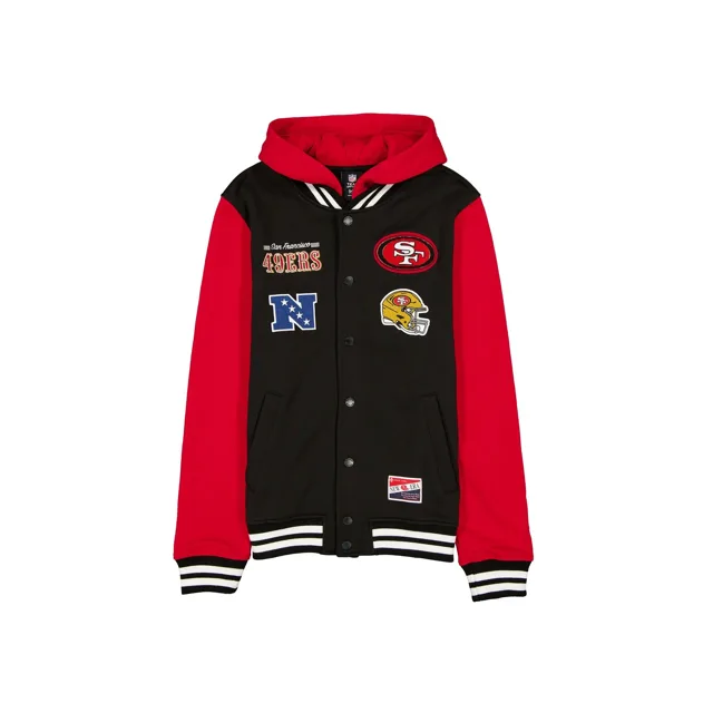 Veste noire rétro San Francisco 49ers
