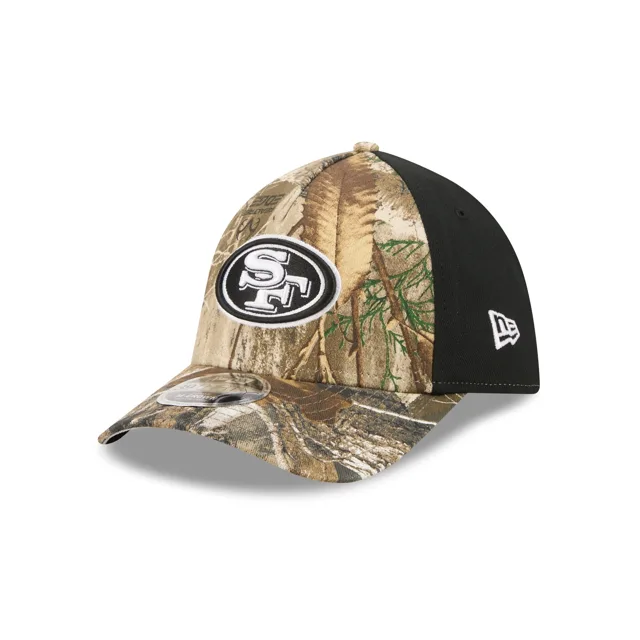 San Francisco 49ers Poly Realtree 39THIRTY Chapeau extensible à cadre en M M-Crown