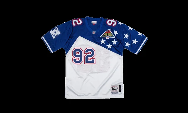 Maillot NFL Reggie Blanc Authentique "1994-95 AFC - Blanc / Royal" AJY6LG19122 NFCWHRY94RWH
