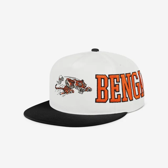Cincinnati Bengals Casquette RF Primetime rétro solide à enveloppe latérale