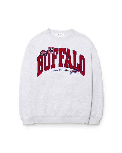Buffalo Bills STONEY CLOVER LANE X '47 ÉQUIPAGE SURDIMENSIONNÉ POUR FEMMES