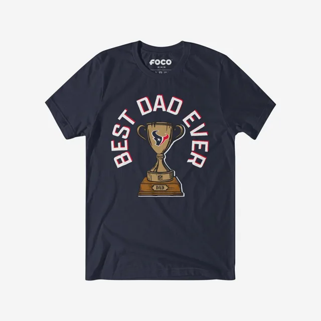 Houston Texans T-shirt Trophée du meilleur papa de tous les temps