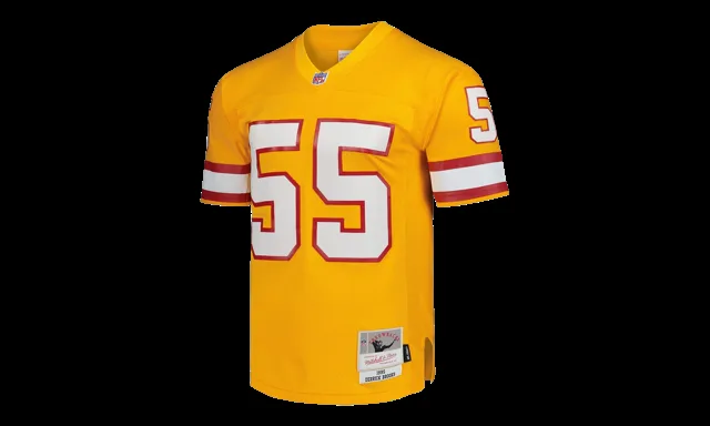 Maillot NFL Derrick Brooks Legacy "1995 Tampa Bay Buccaneers - Buccaneers Jaune" LGJYAC18115 TBBDKYW95DBK