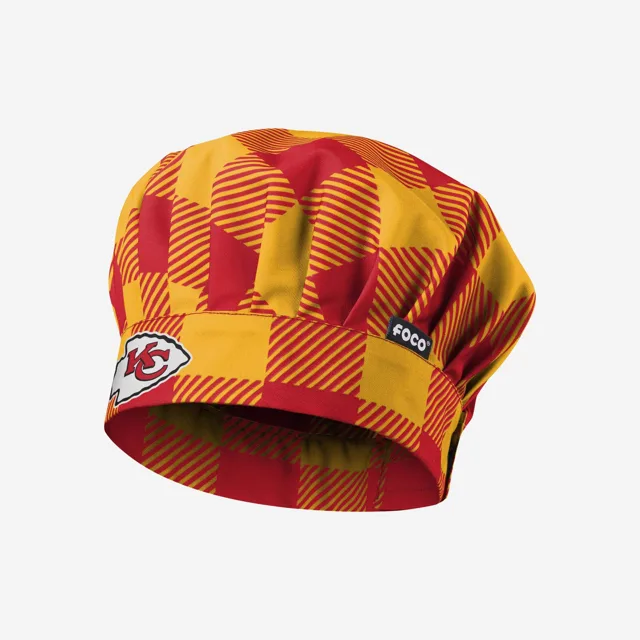 Kansas City Chiefs Toque de chef à carreaux