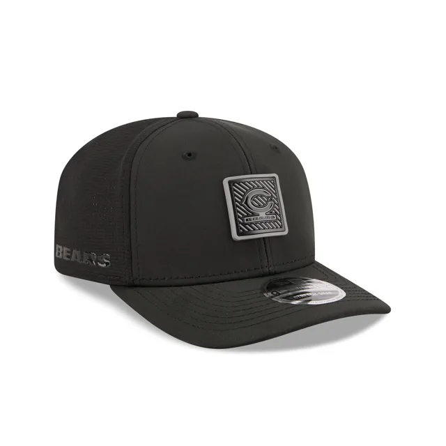 Chicago Bears 2026 Training Noir 9SEVENTY Casquette extensible à bouton-pression
