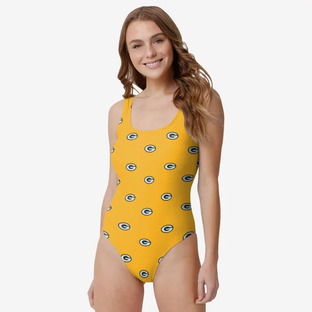 Green Bay Packers Maillot de bain une pièce à imprimé mini pour femme