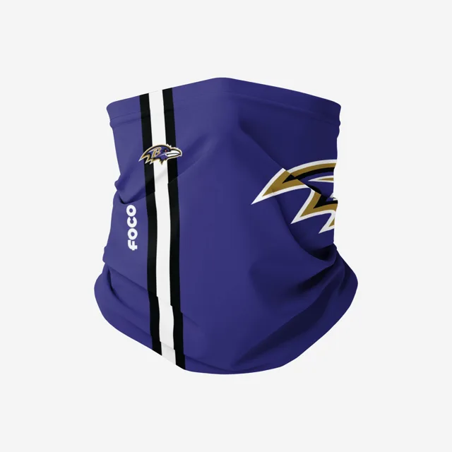 Écharpe guêtre avec logo Baltimore Ravens sur le terrain